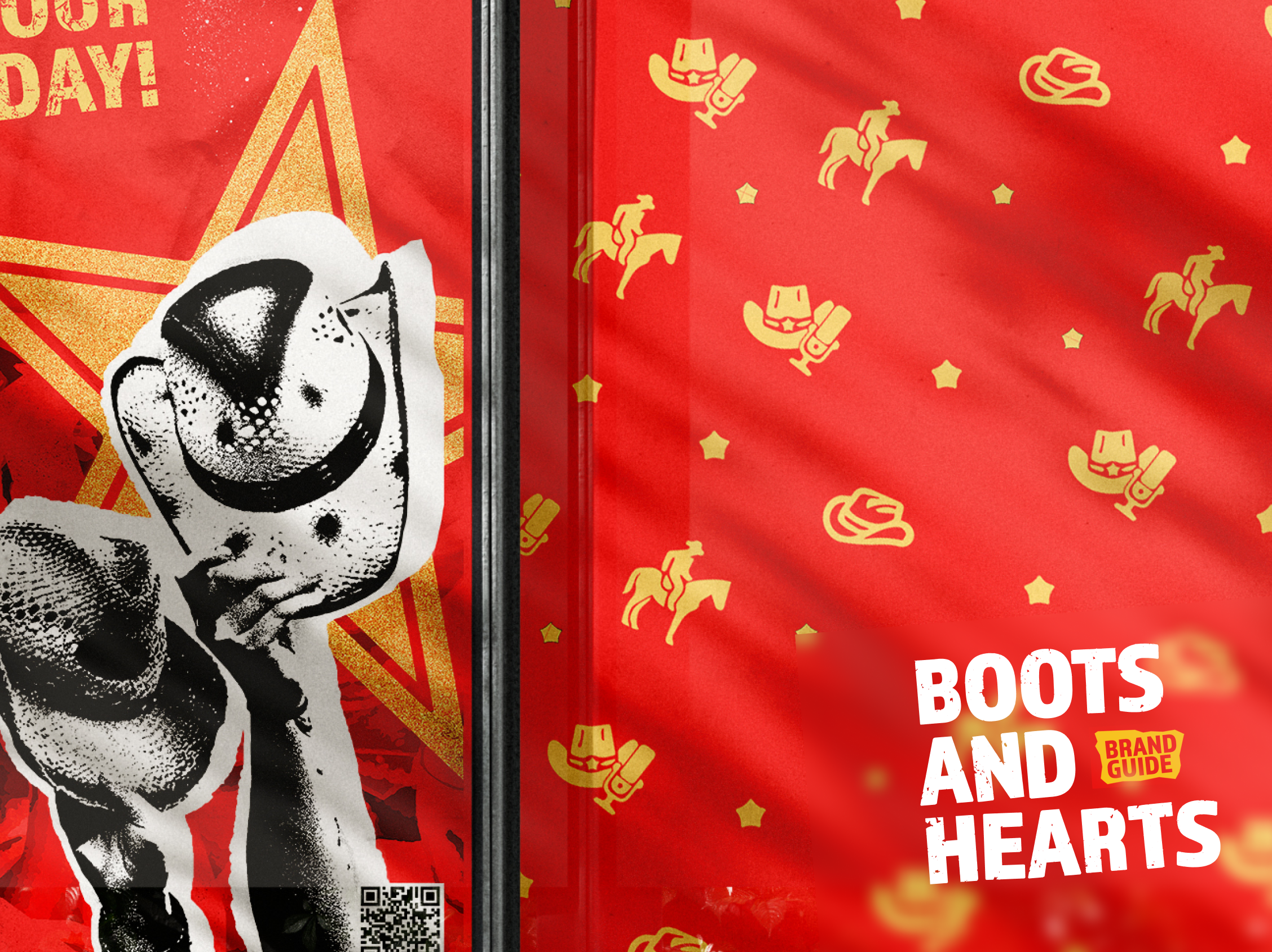 Branding assets for Boots & Hearts