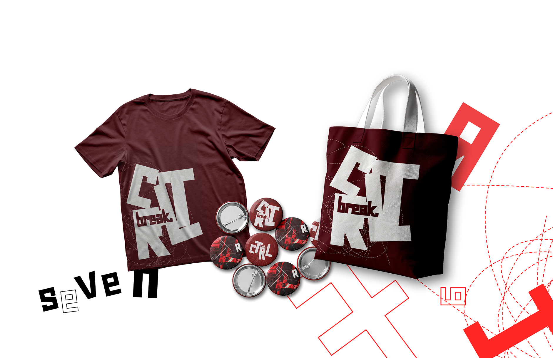 CTRLBREAK t-shirt mockup