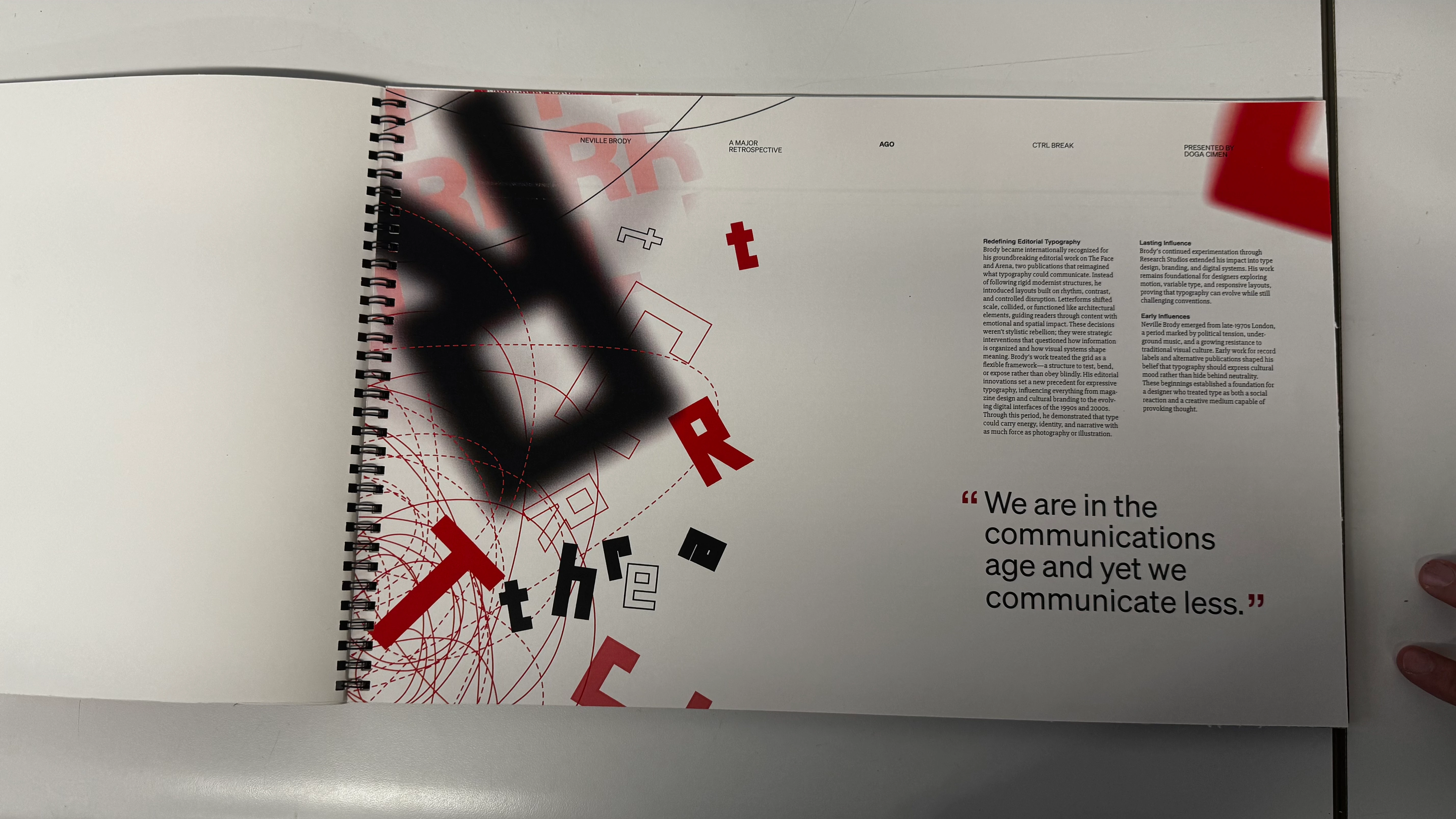 CTRLBREAK wall mockup