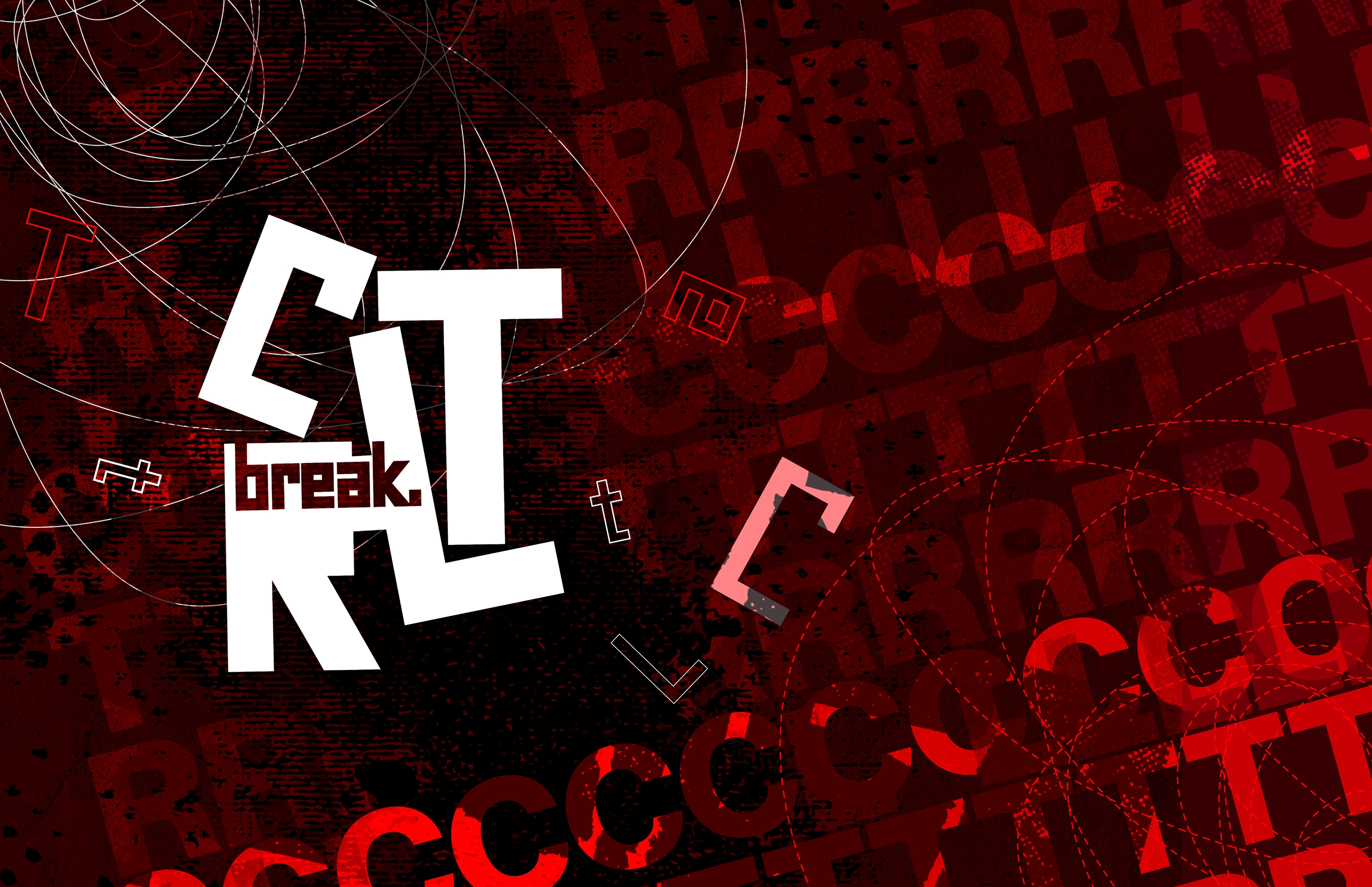 CTRLBREAK exhibition identity branding overview