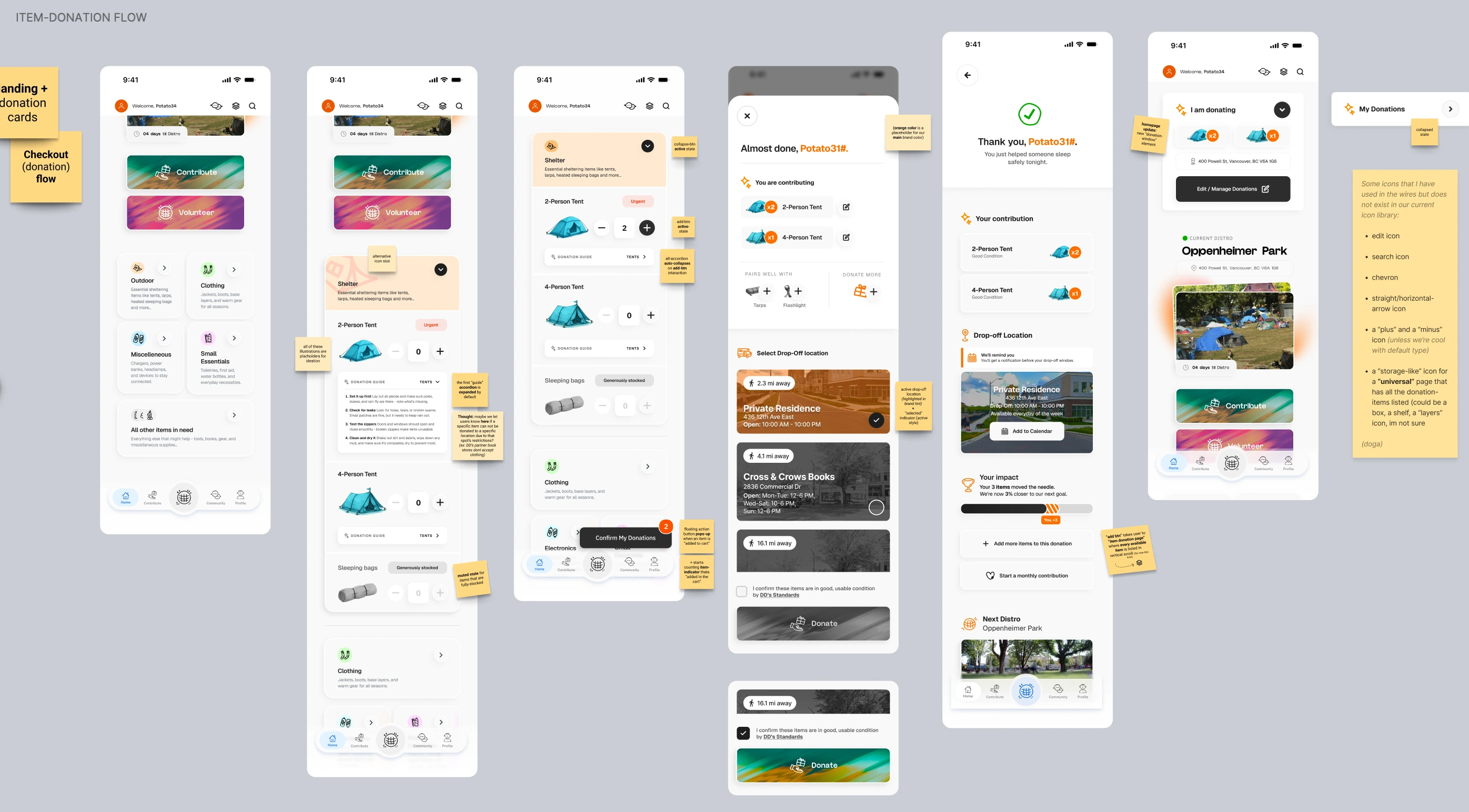Figma exploration frames and iterations for Distro Disco