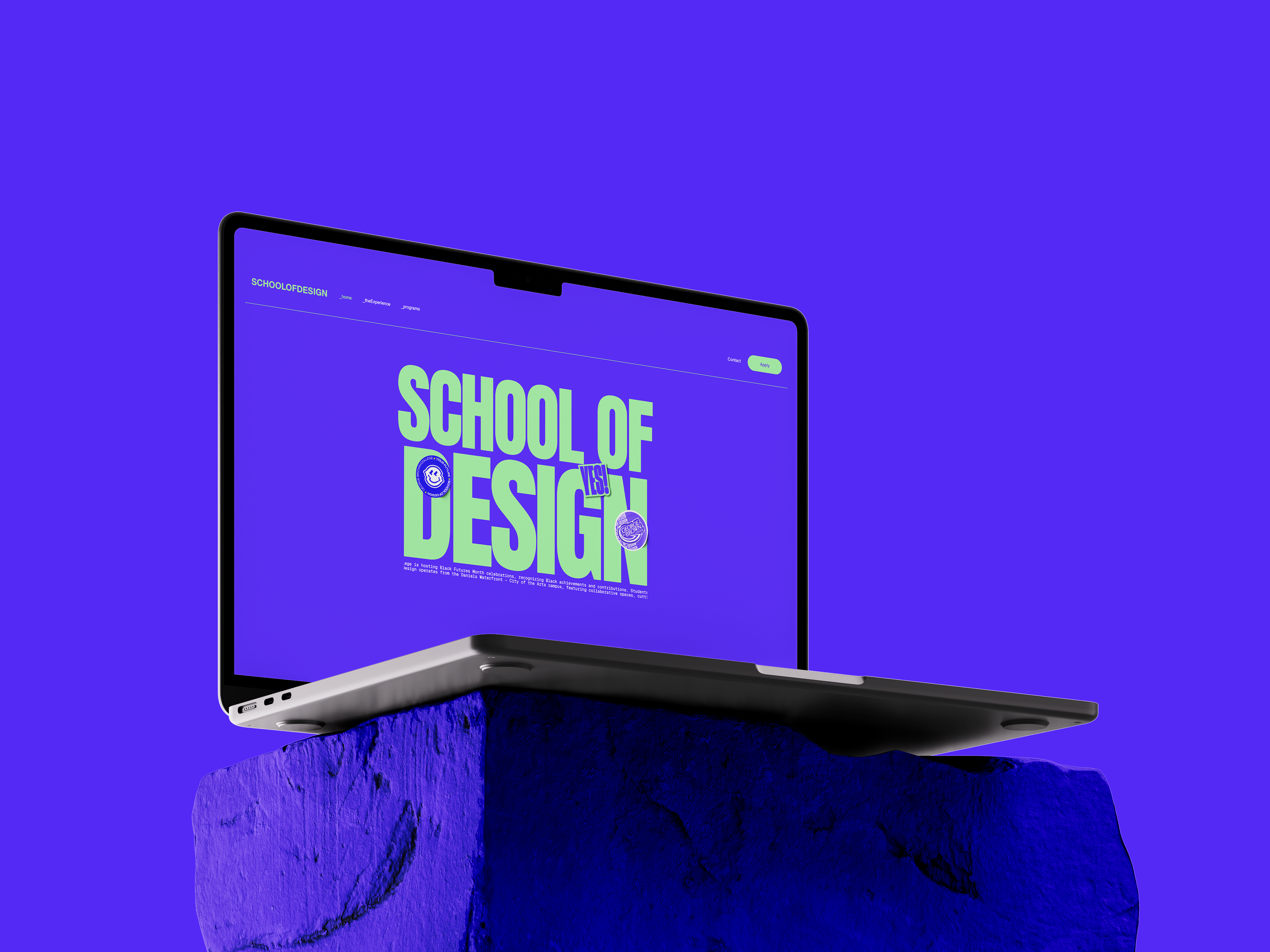 School of Design website redesign